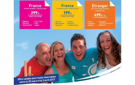 C'est le printemps et le temps des vacances pointe son nez