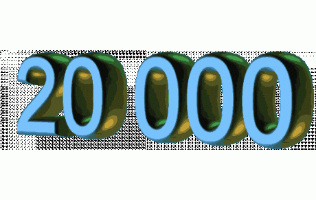 Nous avons dépassé les 20 000 visiteurs sur notre site