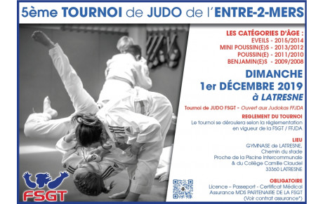 5eme TOURNOI DE L'ENTRE DEUX MERS